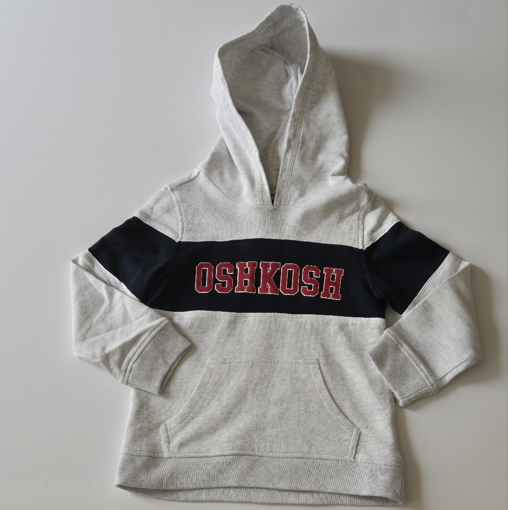 OshKosh/Gray and Blue Hoodie/Size‎ 6/6A